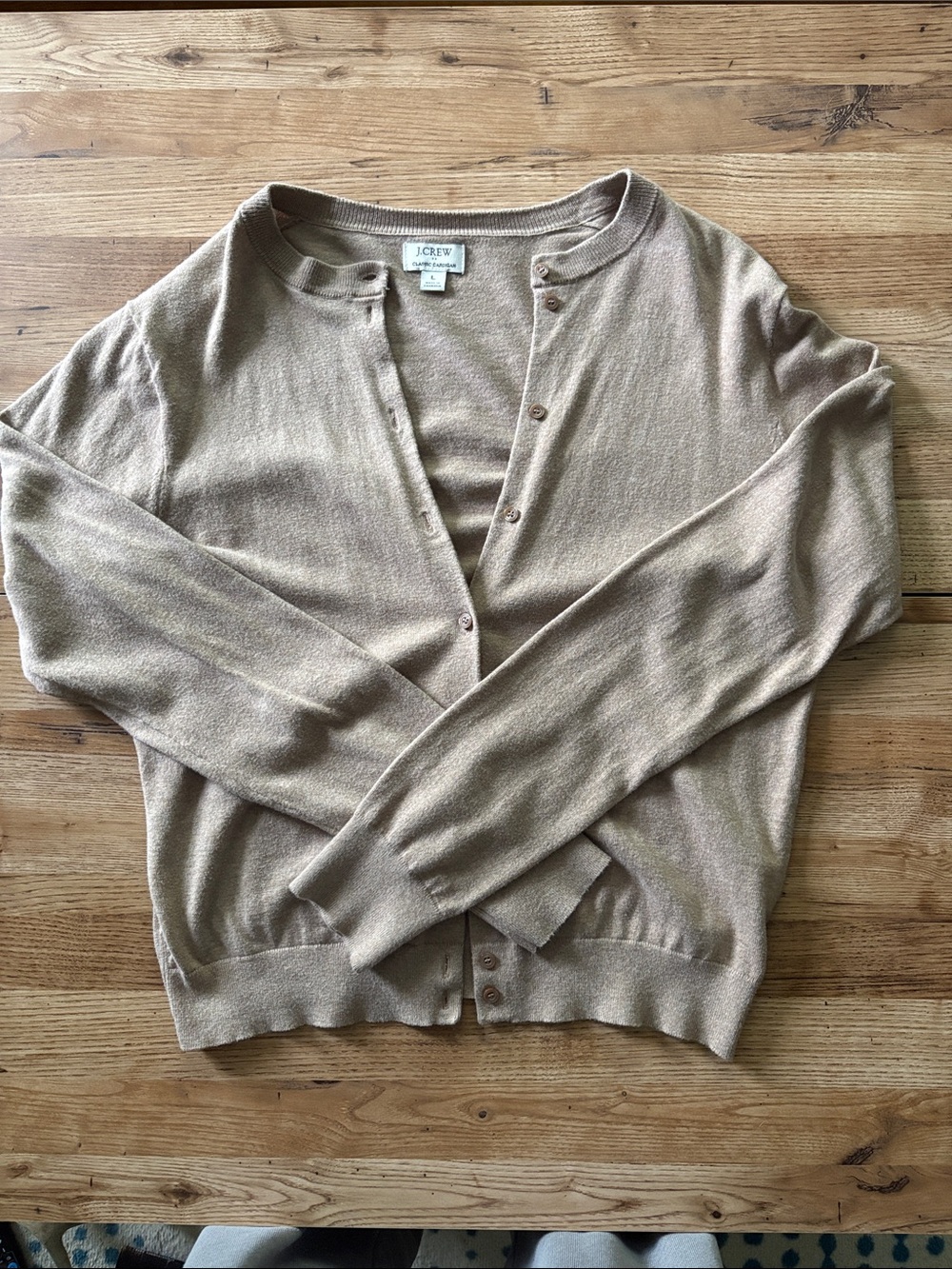 J. Crew Classic Cardigan Size Large